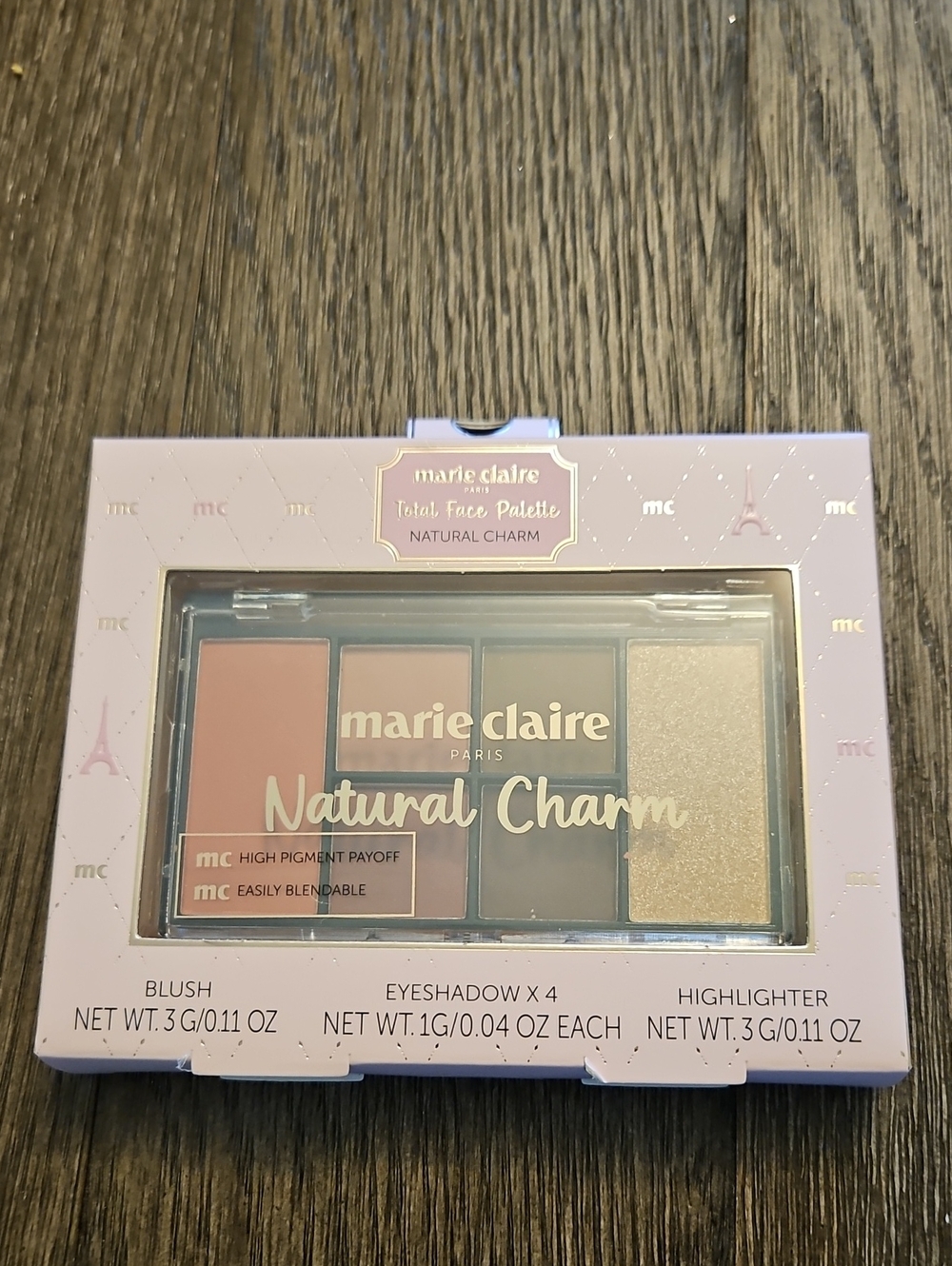 Marie Claire Natural Charm Eyeshadow & Blush Palette